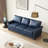 PU Leather Living Room Sofa with Storage，Nails Headtrim Decor-2143221522-2143221526