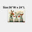 Pots de fleurs Relax Soak Unwind, sans cadre, art mural, l 36 po x L 24 po