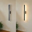 Luminaire mural extérieur en acrylique 48 "Estefanie pour terrasse de jardin 28W à intensité variable 2700K-720762707
