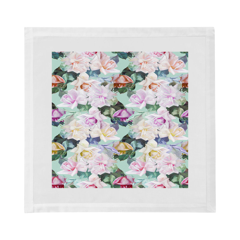 Serviettes de table en satin de coton Passion Laduree