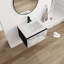Meuble-lavabo simple 24 po avec comptoir en céramique 24 po