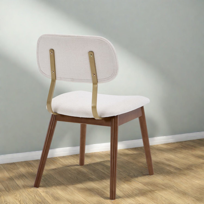 Chaises de salle à manger rembourrées Comfort, cuisine de ferme moderne en bois d'hévéa
