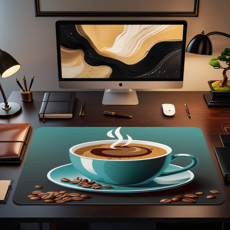 Polyester Desk Pad, 23.6x13.8