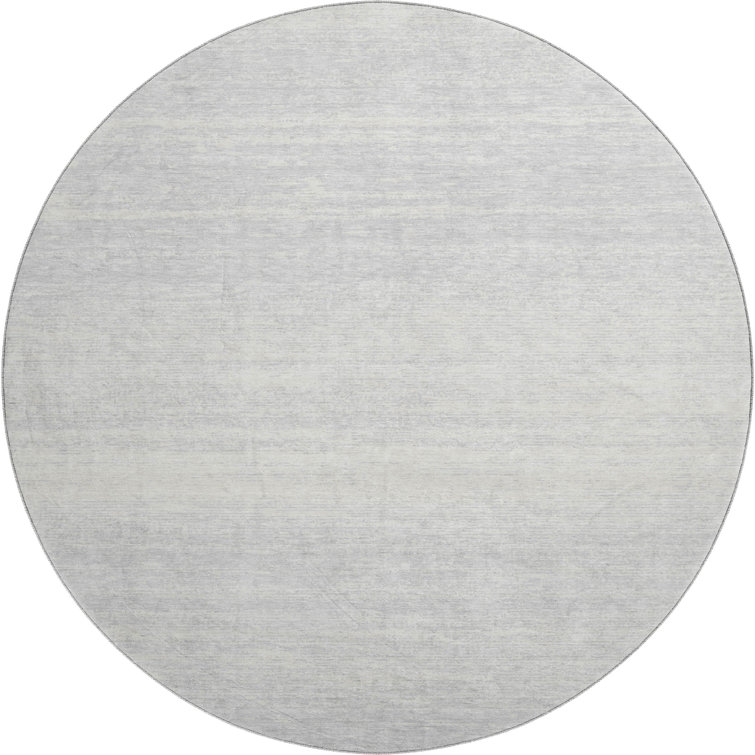 Premium Machine Washable Prisco Silver Rug