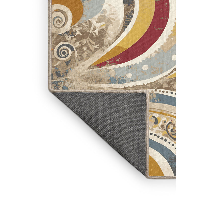 Perky Jiggle Rug, Square 3'