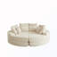 Fauteuil inclinable rond 2 en 1 surdimensionné-164071314