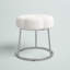 Tabouret de coiffeuse en sherpa 17,75 po Bonview