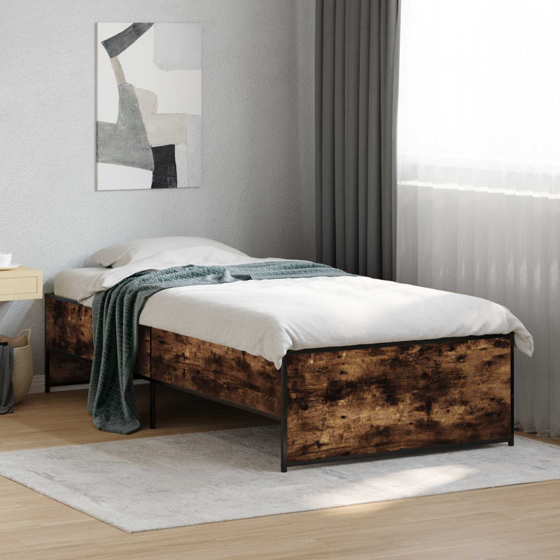 Bed, Smoked Oak