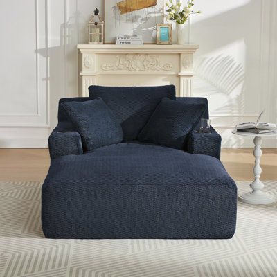 Oversized Chaise Lounge Chair Indoor,No Assembly Required,Comfy Sleeper Sofa For Living Room,Office