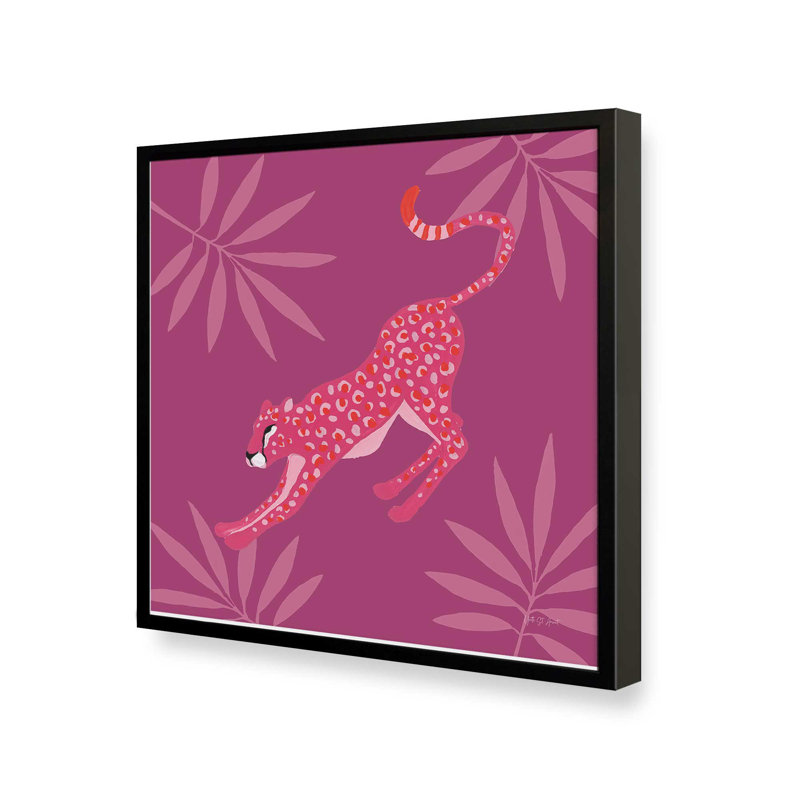 «In the Jungle II» par Yvette St. Amant, reproduction d'art, H 20 po x l 20 po, Noir