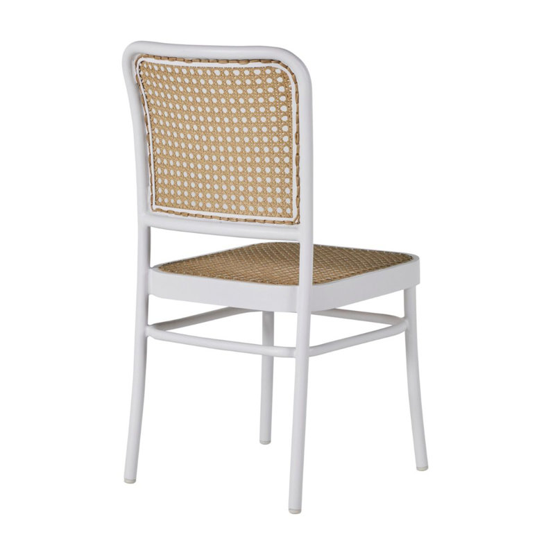 Bordeaux Patio Dining Side Chair, Natural Sunbrella®