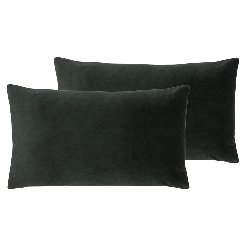 Strader Rectangular Lumbar Cushion, Charcoal
