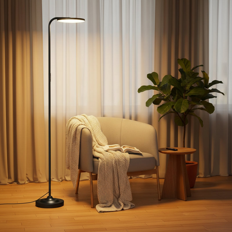 175.5cm Black Novelty Floor Lamp