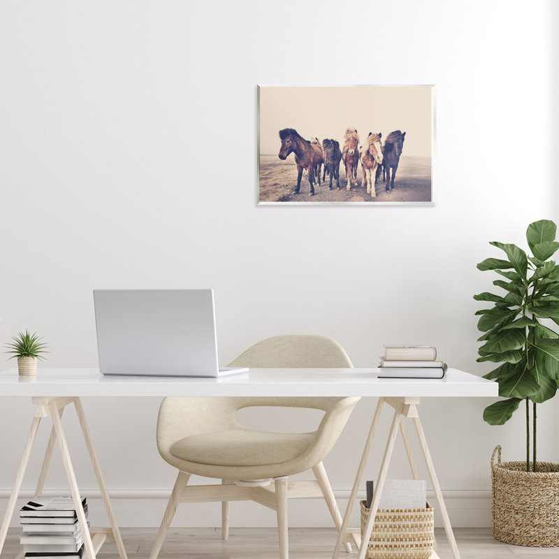 Plaque murale Mute Brown, H 10 po x l 15 po