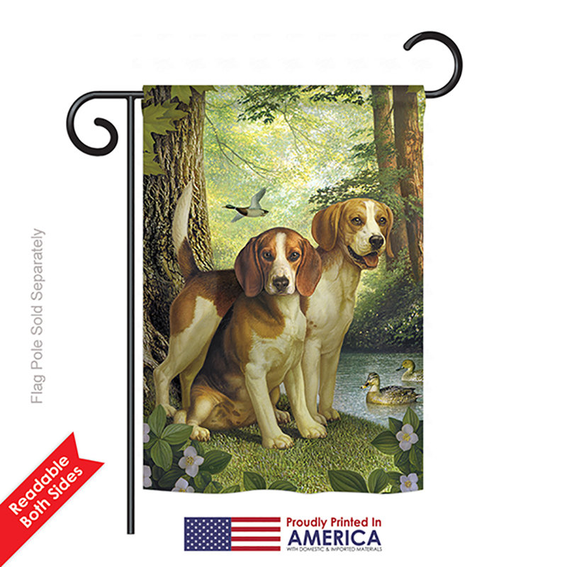 Double-Sided Polyester Seasonal Garden Flag, 13 x 18.5 inches