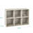 6-Cube Storage Organizer, 13.5in Shelf Opening, Bookcase, Display Shelf, Customizable w/ 3 Removable Back Panels