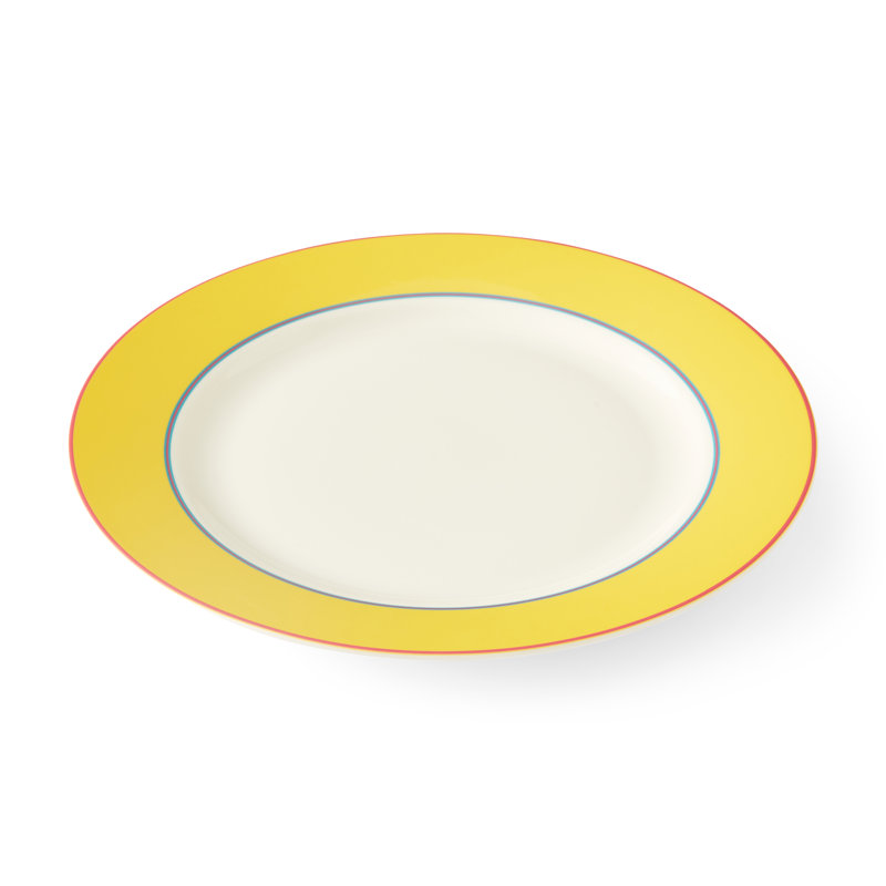 Kit Kemp, Calypso - Bone China Dinner Plate, Yellow