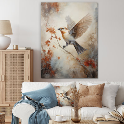 Bird Wings Of Wonder - animaux, art mural, salon