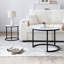 Ensemble de 2 tables basses gigognes