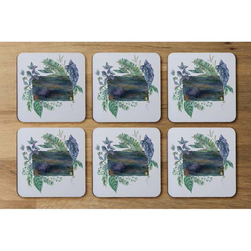 Square 6 Piece Coaster Set