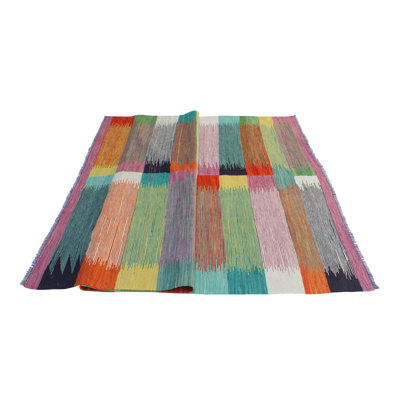Modern Flatweave Nurbike Ivory Rug
