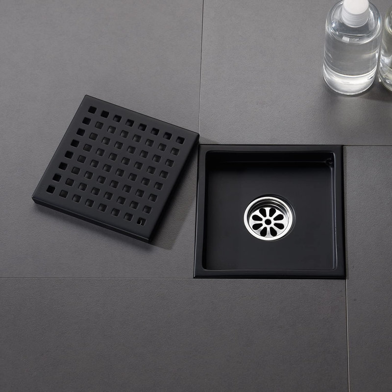 6'' W Tile-In, Matte Black