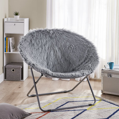 Giant Moon Chair - Mega Furry Plush by DormCo