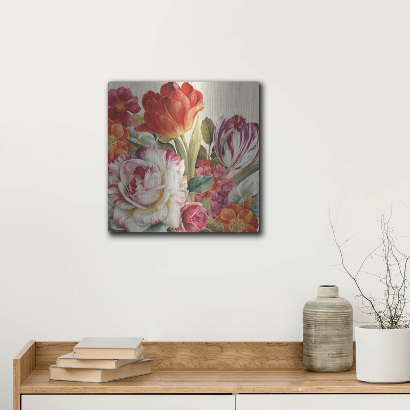 «Garden View Tossed» par Lisa Audit, H 12 po x l 12 po