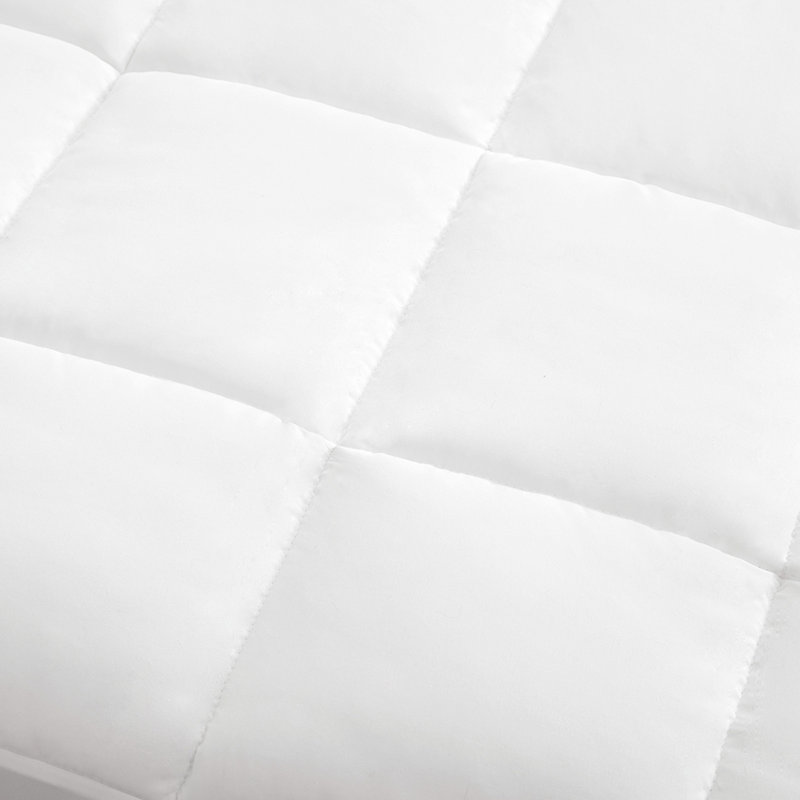 3m Microfiber Bed Pad Enhancer Cover Protector - Breathable, Microbial, Fits Up To 18" Mattresses, , , Washable, Breathable And Full Size Mattress Microfiber, Mattress, Soft