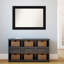 Miroir de salle de bain mural noir non biseauté Parlor-296871209