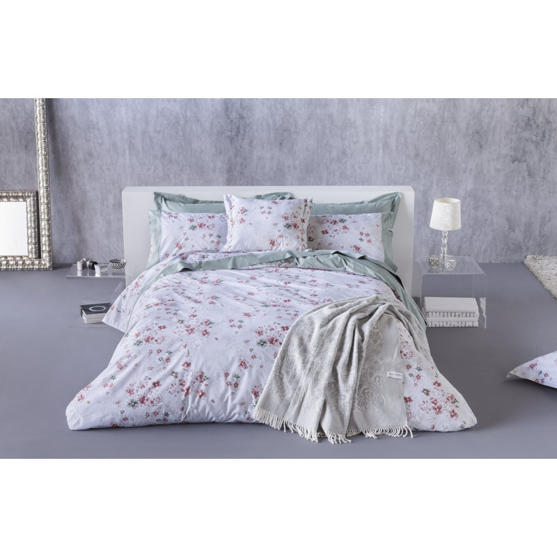 Crossman Floral Duvet Cover, Super King Duvet Cover, Petroleum