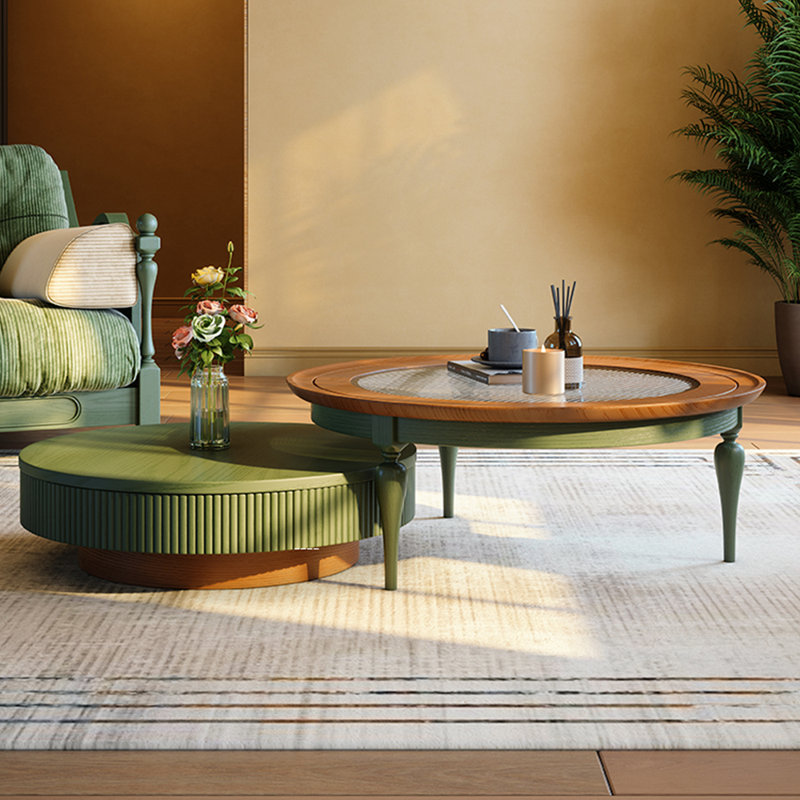 Table de bout en frêne rétro