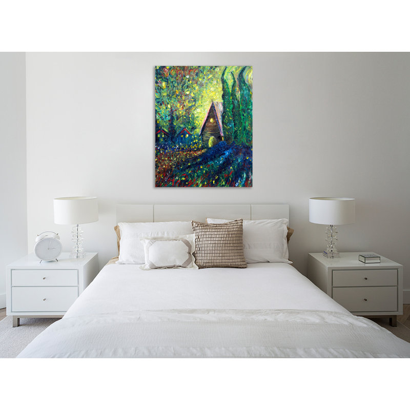 "Il était une fois", toile tendue par Chiara Magni, H 18 po x l 15 po x P 1,5 po