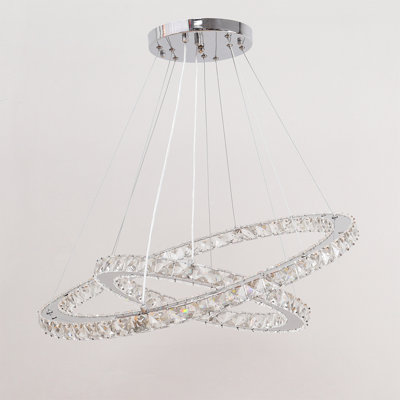 2 - Light Silver LED Pendant