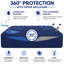 Housse de protection à fermeture à glissière pour matelas, imperméable, facile à nettoyer, s'adapte au matelas-1799115867-1778771721