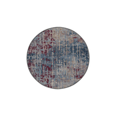 Machine Washable Gray Area Rug