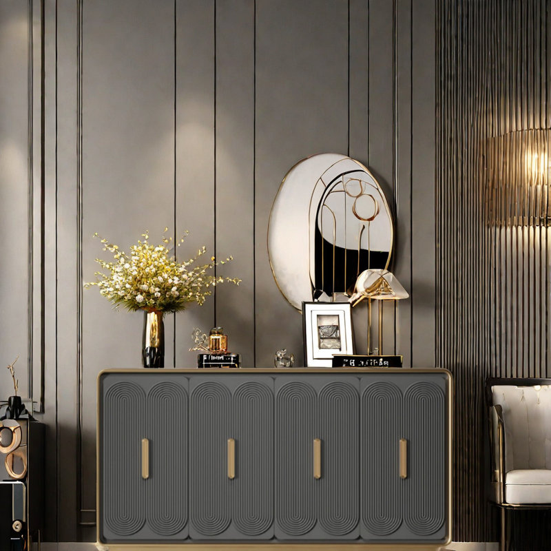 Armoire d'appoint simple style crème