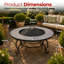 Hexham Round Iron Fire Pit