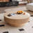 Round Coffee Table With Storage Solid Wood Veneered For Living Room, Bedroom-111202278-106340852