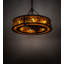 Oak Leaf And Acorn Downrod Ceiling Fan