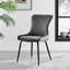 Illman Luxury Velvet Upholstered Dining Chair - Elegant Modern Deco Style-1400710049-1400710050