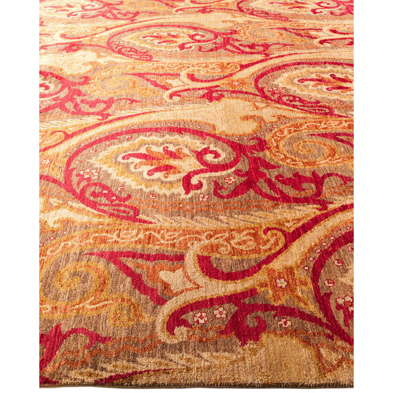 Aryabella One-of-a-Kind 8' 1" X 10' 4" Hand Knotted Area Rug