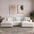 Milbrey 3 - Piece Upholstered Beige Corduroy Modular Sectional Sofa with Pillow Back and Solid Wood Legs-753509434