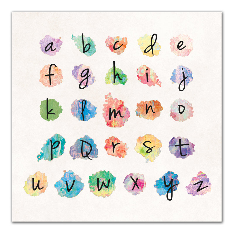 Text & Numbers, 16" H x 16" W x 1.25" D
