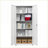 Cabinets with Adjustable Shelves &amp; Lockable Doors | Off-White Steel | Home/Office-1272835556