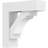 3"W x 12"D x 12"H Standard Merced Architectural Grade PVC Bracket with Block Ends-33859882