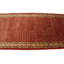 Tapis semi-antique rouille rouge