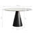 35-Inch Round Glass Dining Table