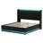 Upholstered Bed, 360 Surround LED Function, Buttons/Apps/Remote Control, Hydraulic Storage Bed With USB Type-C Charging-906628123-920729830