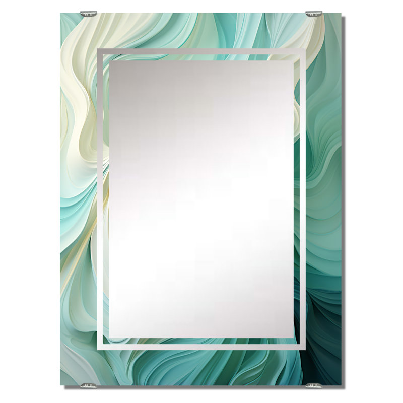 Dainera - Miroir mural géométrique abstrait MIR137892, 32 po x 24 po